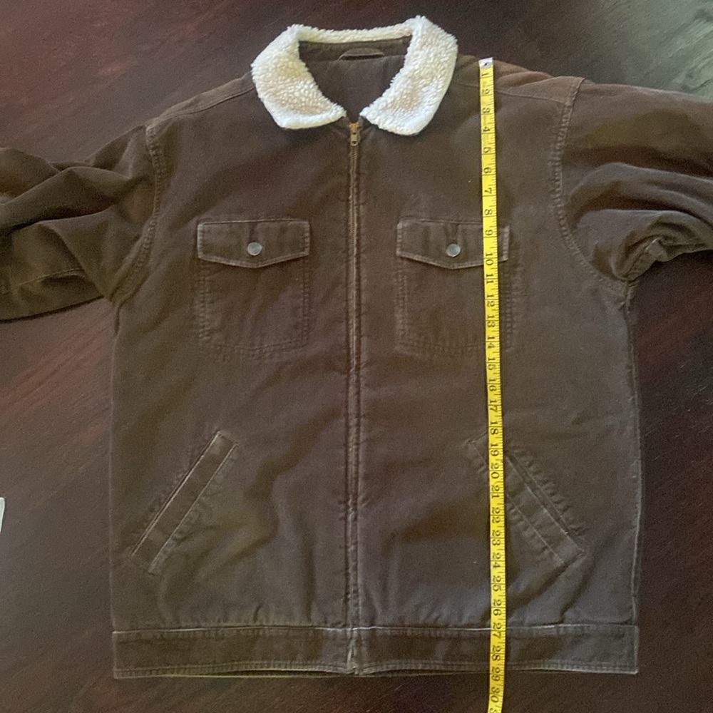 💙HP💙Patagonia  Brown Sherpa-Lined Jacket - Picture 5 of 8